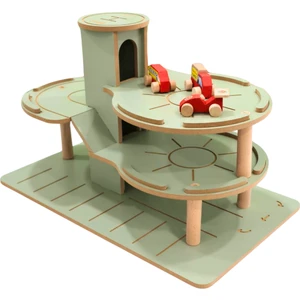 Hobby House Ahşap Otopark Garaj Seti 3 Araba Hediyeli