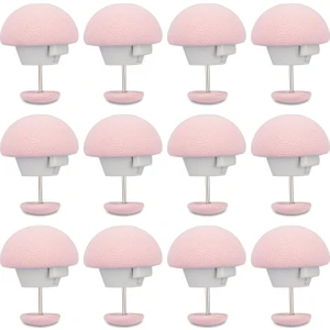 Pembe Nevresim Takımı 12 Parça Nevresim Iğnesi, Yorgan Kılıfı Klipsleri Nevresim, Yastık, Perdeler Için Nevresim Tutucu (Pembe)