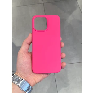 Iphone 14 Pro Max Uyumlu Içi Kadife Silikon Lansman Kılıf