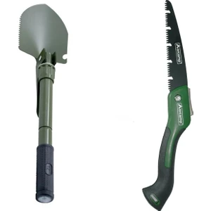 Luxury Kamp Küreği ve Kamp Testeresi Kürek Testere Ikili Set Takım Katlanabilir 1 Adet