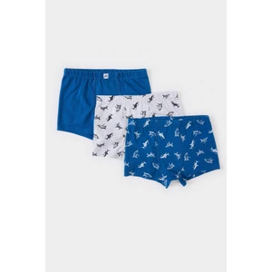 Erkek Çocuk Hayvan Desenli 3'lü Boxer E6869A825SP