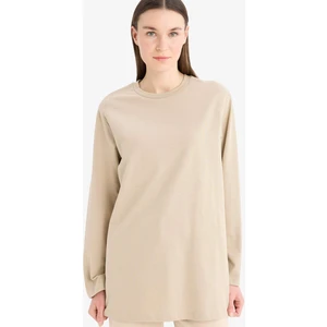 %100 Pamuk Regular Fit Basic Tişört Tunik D4897AX25SM