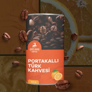 Addis Ababa Coffee Coffee Portakallı Aromalı Türk Kahvesi 250 gr