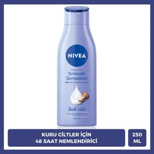 Derin Nemlendirici Vücut Sütü Smooth Sensation 250ml, Kuru Cilt, Shea Yağı, 48Saat Nem, Yumuşak Cilt