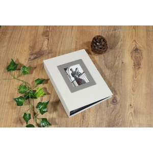 NRCN 13x18 cm 100’lük Koton Desenli Lüks Fotoğraf Albümü (Krem)