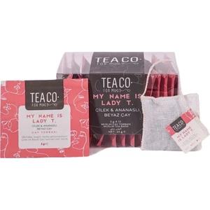 Tea Co - My Name Is Lady T. - Çilekli Ve Ananaslı Beyaz Çay