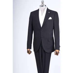 REGULAR FİT CEKET PANTALON TAKIM ELBİSE SİYAH T13543