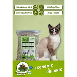 Enerji % 100 Çam Peleti / Kedi Kumu 5 Lt 6 mm
