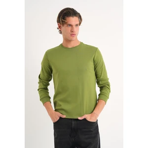 Alexandergardı Uzun Kollu Bisiklet Yaka Basic Sweatshirt