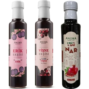 3'lü Ekşi Seti (Erik Ekşisi - Vişne Ekşisi - Nar Ekşisi)