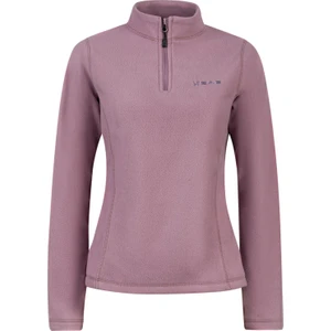 Camila Kadın Yarım Fermuarlı Ince Polar Sweatshirt Lila