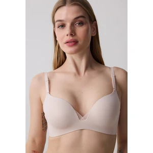 Eliza Non Wired Push Up Açık Bej Sütyen