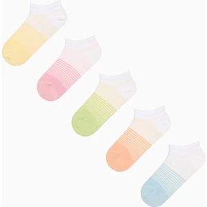 Rainbow Stripe 5li Patik Çorap
