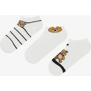 Kız Çocuk Lovely Bear 3lü Patik Çorap