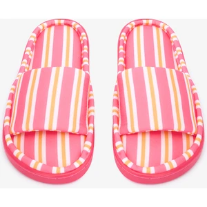 Mara Striped Kırık Beyaz Terlik