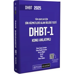 2025 Din Hizmetleri Alan Bilgisi Testi DHBT-1 Konu Anlatımlı