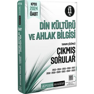2024 KPSS ÖABT Din Kültürü ve Ahlak Bilgisi Tamamı Çözümlü Çıkmış
