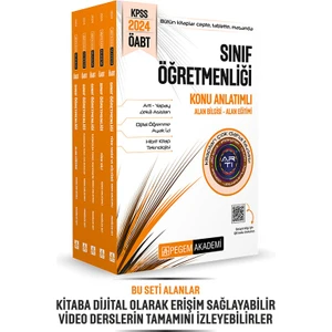 2024 KPSS ÖABT Sınıf Öğretmenliği Konu Anlatımlı Set (5 Kitap)