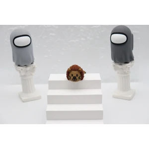 Sevimli Hareketli Eğitici Hayvan Figürü / Oyuncak - Mini Bebek Aslan