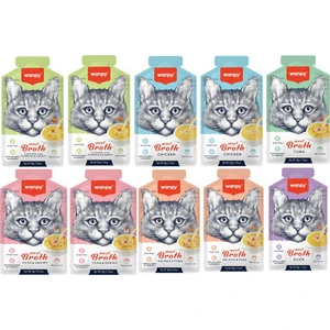 Kedi Çorbası 10 Adet Karışık Kedi Ödülü Maması 10x50 gr Kedi Maması