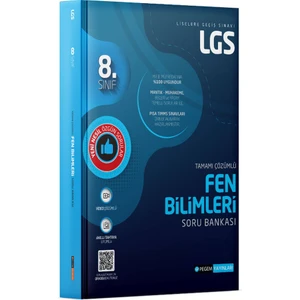 Pegem Akademi Yayıncılık LGS Fen Bilimleri Tamamı Çözümlü Soru Bankası