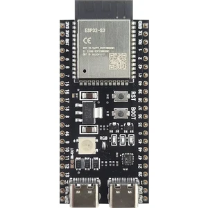 ESP32-S3-DEVKITC-1 N16R8 Wifi Bluetooth 5 Modül Geliştirme Kartı  ESP32-S3-N16R8 32 Bit Çift Çekirdek 240MHZ 8mb Psram 16MB Flash 36X Io WS2812B Rgb LED Dual Type C USB Uart Spi Adc Touch
