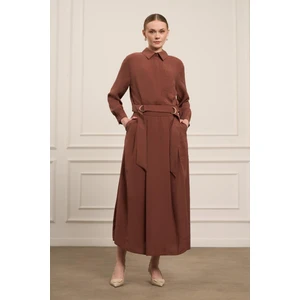 FTZ Women Kadın Modal Etekli Takım  Bakır 30714