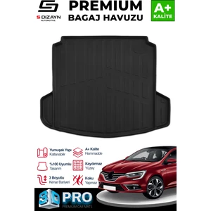 Renault Megane 4 Sedan 3D Pro Bagaj Havuzu Çift Kulaklı 2016 Üzeri A+ Kalite