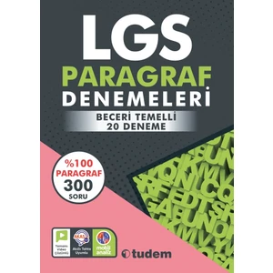 Tudem Yayınları LGS Paragraf Denemeleri