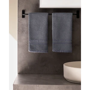 Alissa 2'li %100 Pamuk El Havlusu - Lacivert