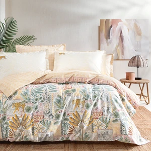 Gold Çift Kişilik Ranforce Nevresim Takımı - Kiremit