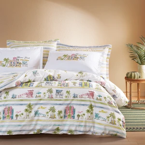 Ocean Tek Kişilik Ranforce Nevresim Takımı - Mavi