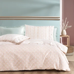 Santa Tek Kişilik Ranforce Nevresim Takımı - Pudra