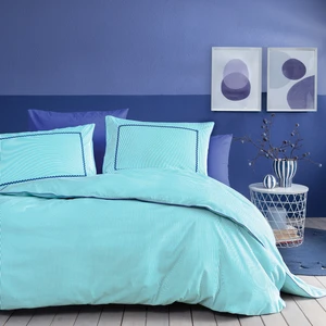 Terri Çift Kişilik Ranforce Nevresim Takımı - Turkuaz