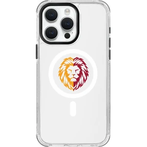 iPhone 15 Pro Max Uyumlu Galatasaray Parçalı Aslan Magsafe Lisanslı Telefon Kılıfı