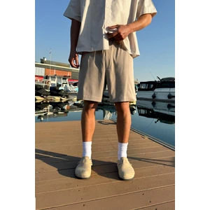 Bermuda Bel Lastikli Basic Şort