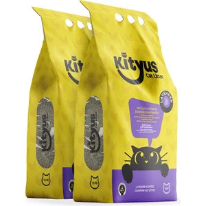 Ince Taneli Tozsuz, Topaklanan Lavanta Kokulu Bentonit Kedi Kumu 2X10kg