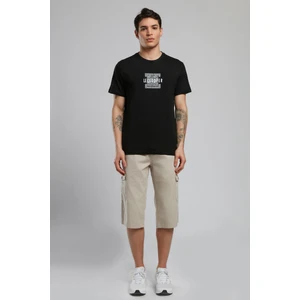 Lee Cooper Bart Erkek O Yaka T-Shirt Siyah