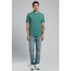 Lee Cooper Twins Erkek Polo Yaka T-Shirt Çağla Yeşili