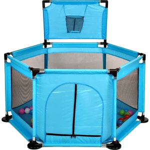 Baby Home Happy 2in1 Gevenli Bebek ve Çocuk Oyun Alanı Oyun Parkı Oyun Matı ve Topları