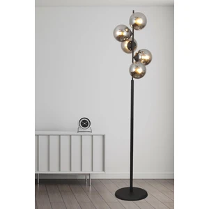 Missy 5 Li Siyah Lambader Füme Camlı Modern , Oturma Odası ,yatak Odası , Salon Lambader