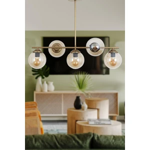 Modena 5 Li Eskitme Avize-Bal Camlı Dekoratif Tasarım Yatak Odası Mutfak Salon Avize