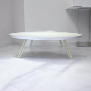 Katlanabilir  Yer Sofrası Hamur Açma Tahtası Beyaz  Oyun Masası
