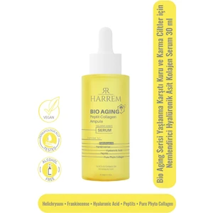 Bio Aging Kuru ve Karma Ciltler Için Nemlendirici Hyalüronik Asit Kolajen Serum 30 ml