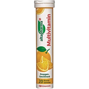 Multivitamin ve Vitaminler İçeren Takviye Edici Gıda Efervesan Tablet Portakal Aromalı 20'li