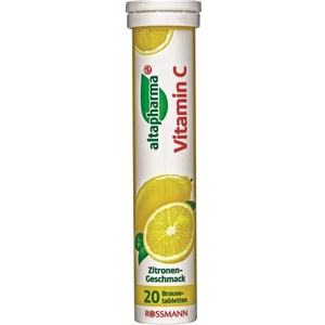 Vitamin C İçeren Takviye Edici Gıda Efervesan Tablet Limon Aromalı 20'li