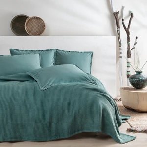 Liya Çift Kişilik  Pamuk Pike Takımı - Yeşil