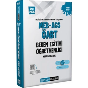2025 MEB-AGS-ÖABT Beden Eğitimi Öğretmenliği Konu Anlatımlı