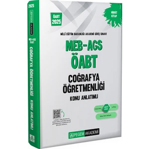 2025 MEB-AGS-ÖABT Coğrafya Öğretmenliği Konu Anlatımlı
