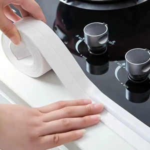 3.2 Mt Banyo Küvet Mutfak Lavabo Beyaz Su Sızdırmaz Bant Su Geçirmez Kenar Tamir Bandı Sızdırmazlık